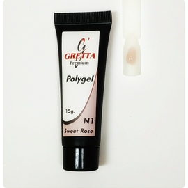 ПОЛИГЕЛЬ Sweet Rose №1,15 г  Gretta Premium