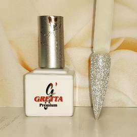 Гель-лак №1 Gretta Premium,10 мл светоотражающий