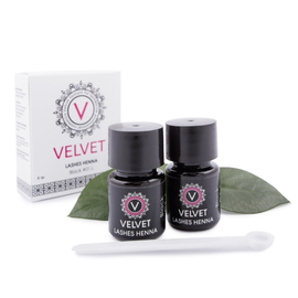 Хна для окрашивания ресниц черная VELVET, 2,5 г