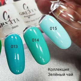 Гель-лак "Зеленый чай" Gretta Premium № 014